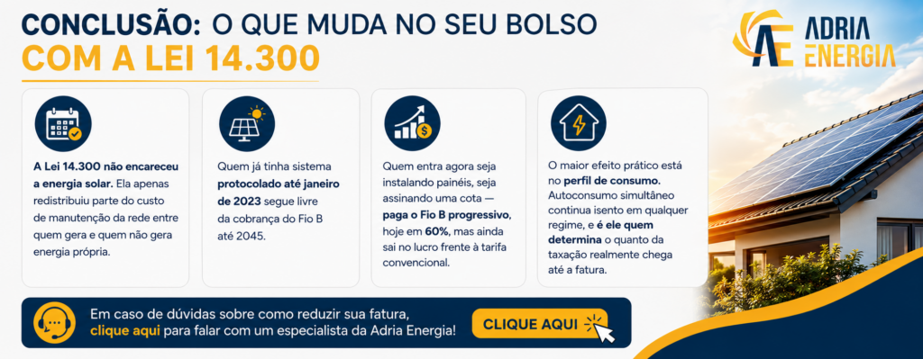 imagem representando conclusão: o que muda no seu bolso com a Lei 14.300 